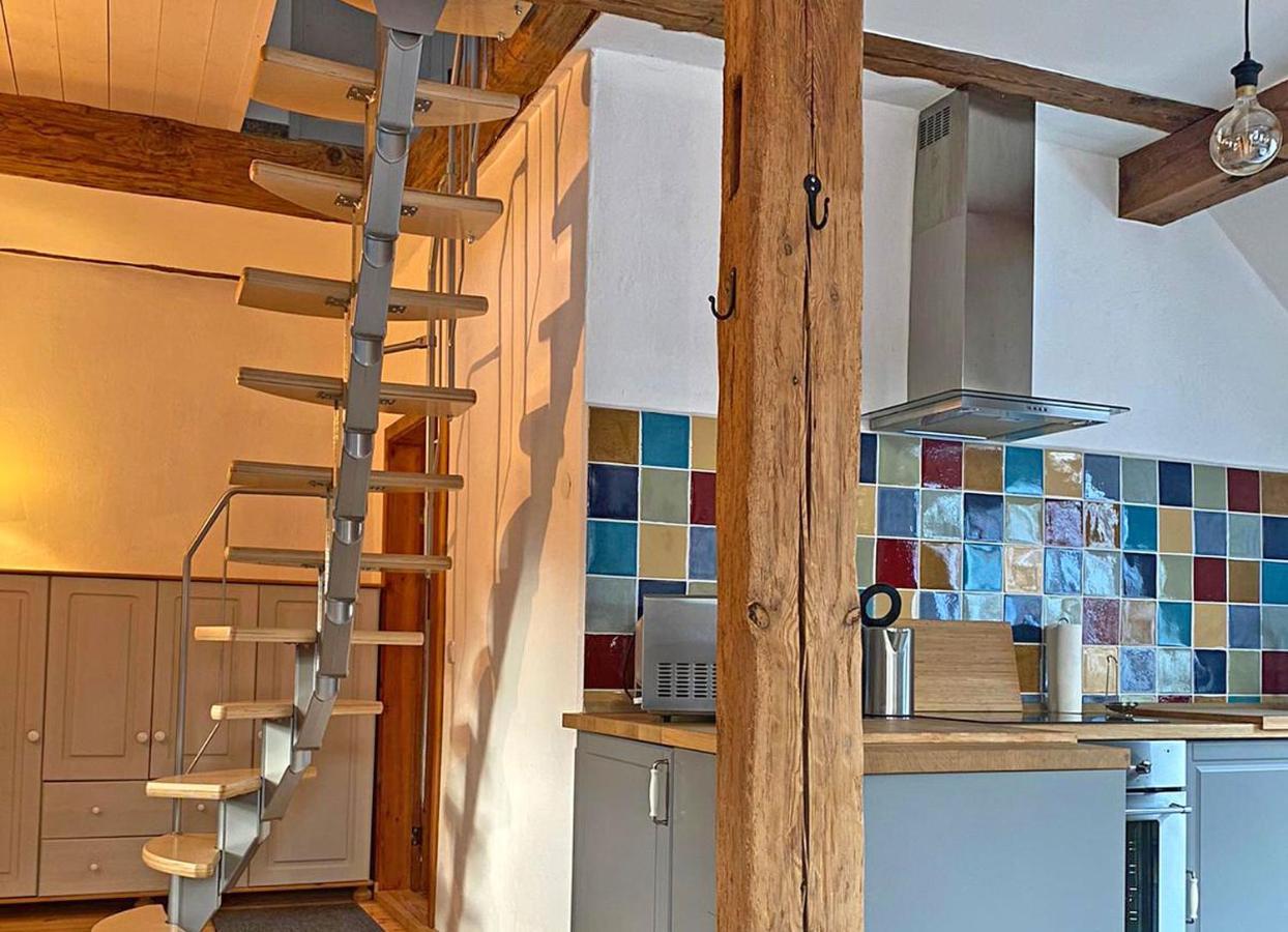 Ferienwohnung Im Forsthaus Am See Schwarz Dış mekan fotoğraf