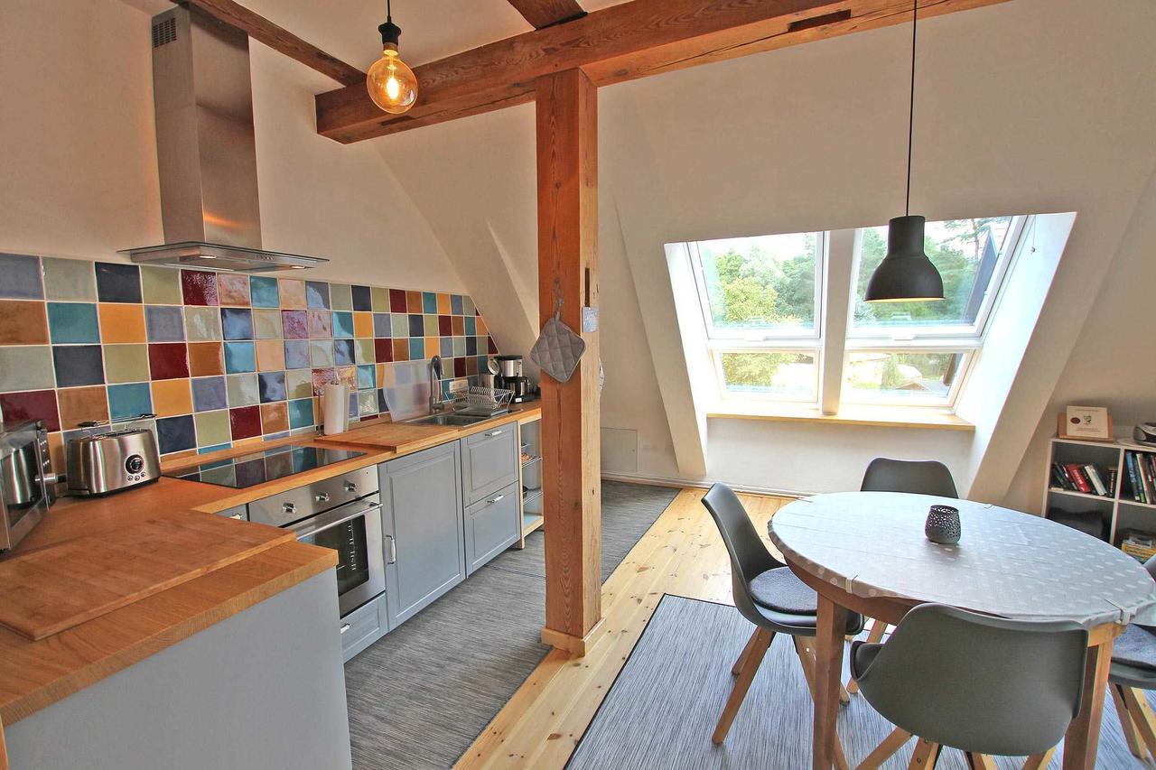 Ferienwohnung Im Forsthaus Am See Schwarz Dış mekan fotoğraf