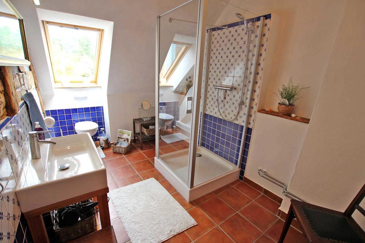 Ferienwohnung Im Forsthaus Am See Schwarz Dış mekan fotoğraf