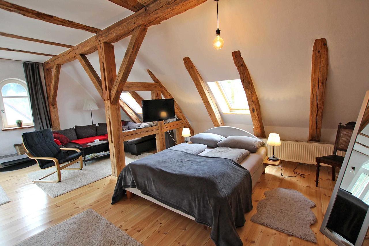 Ferienwohnung Im Forsthaus Am See Schwarz Dış mekan fotoğraf