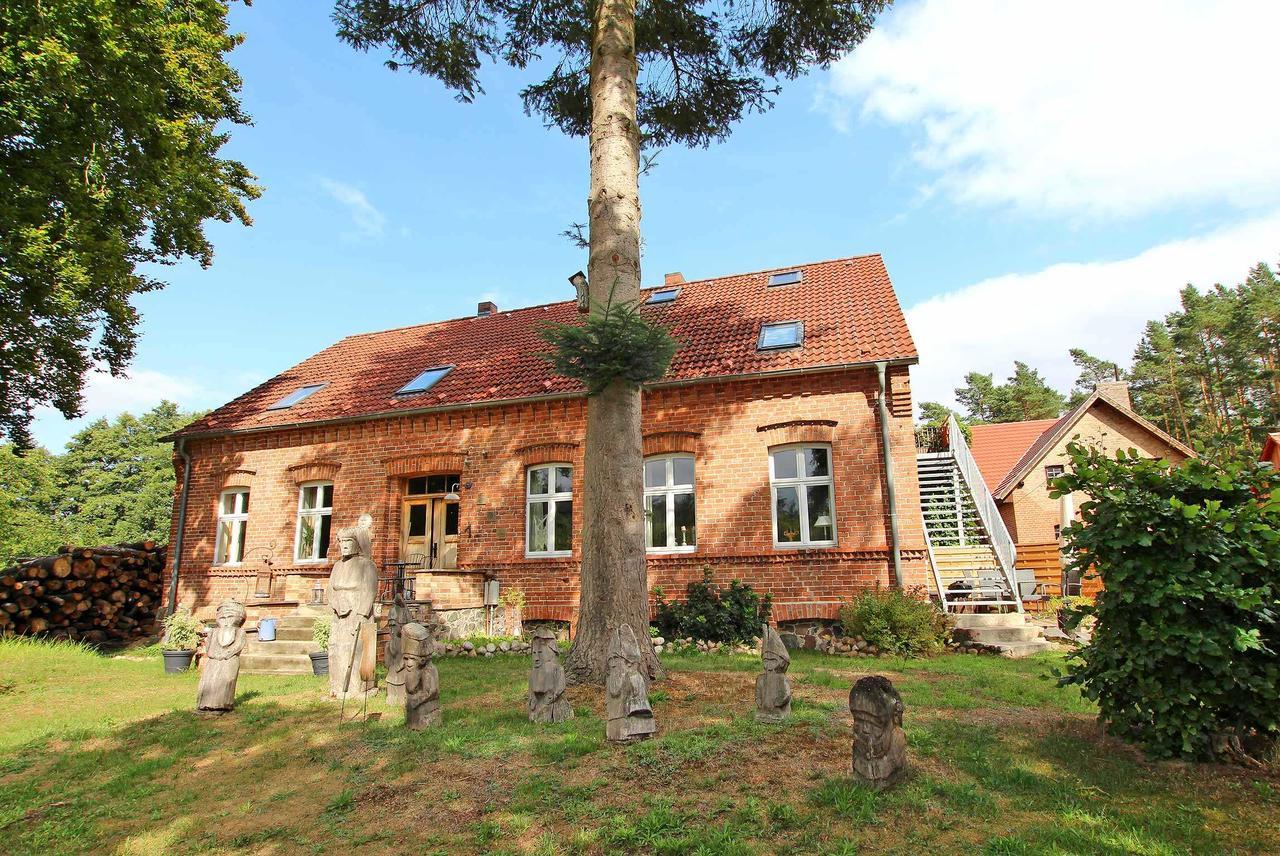 Ferienwohnung Im Forsthaus Am See Schwarz Dış mekan fotoğraf