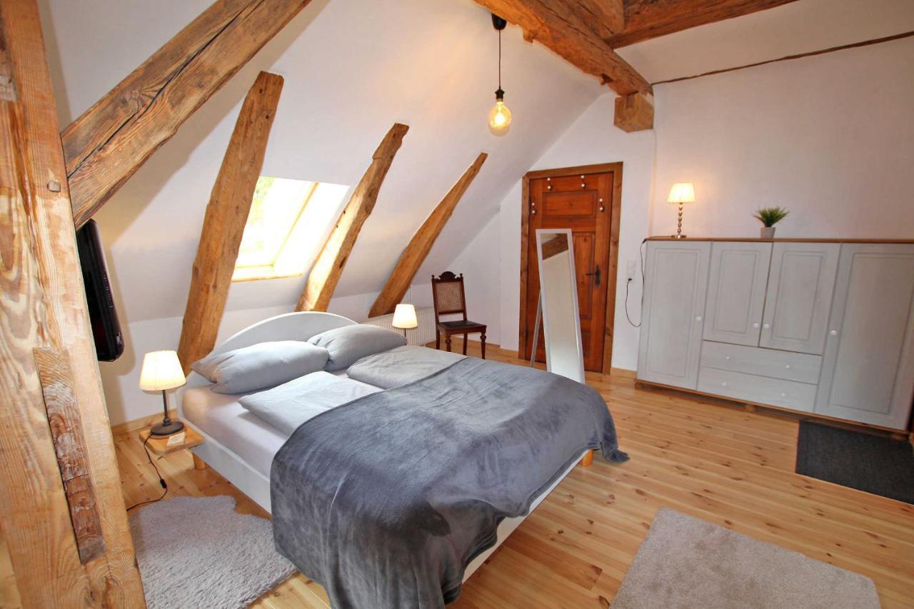 Ferienwohnung Im Forsthaus Am See Schwarz Dış mekan fotoğraf